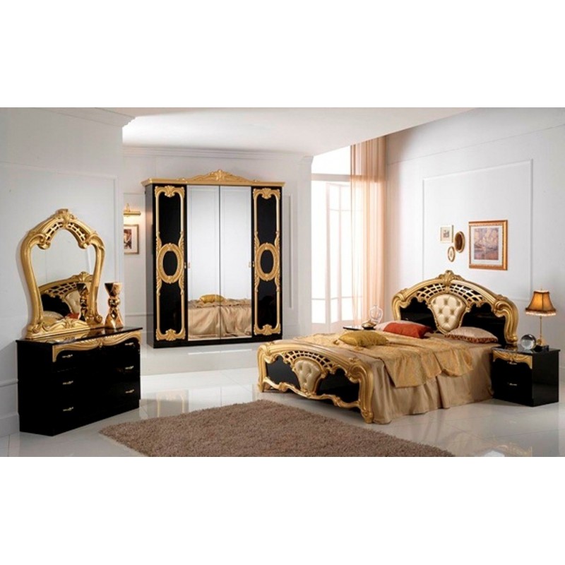 Chambre à coucher italienne complète 6pieces Panel