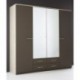 Armoire Penderie-rangement moderne 4 portes