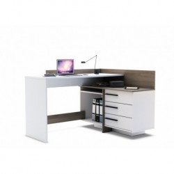 Bureau informatique d'angle