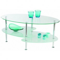 Table basse Moderne dessus verre