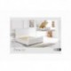 Lit Camilla Pvc Noir ou Blanc 160/200