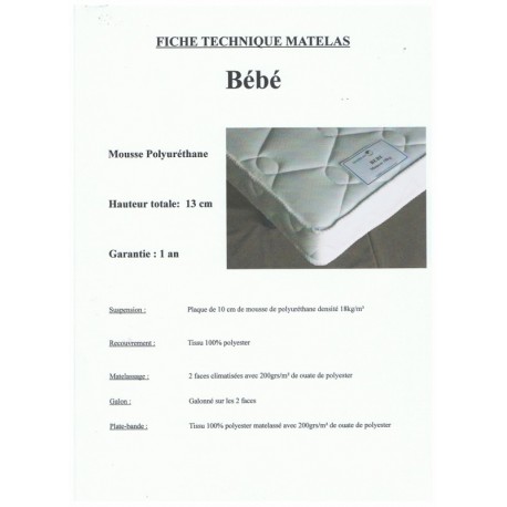 matelas bébé