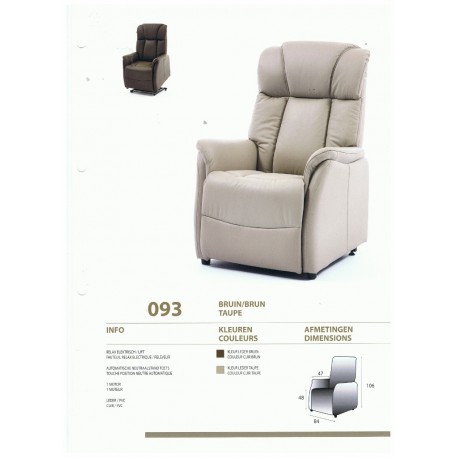 Fauteuil de Relaxation Electrique Releveur