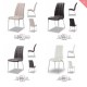 Chaise de Salle a manger  pied chrome